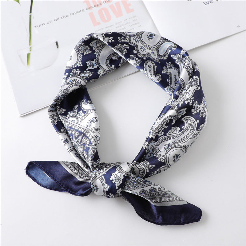 Women's New Small Square Retro Cashew Professional Scarf Women's New Small Square Retro Cashew Professional Scarf